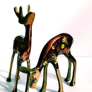 Vintage Deer Sculpture